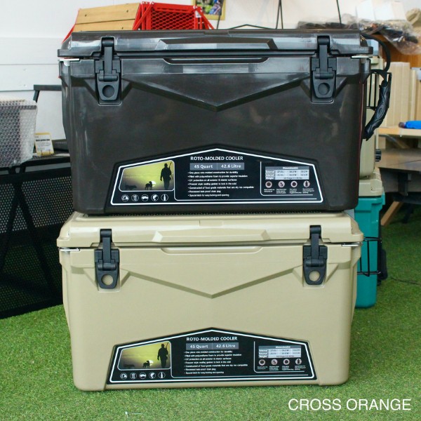 【ICE AGE】アイスエイジ クーラーボックス 45QT チャコール