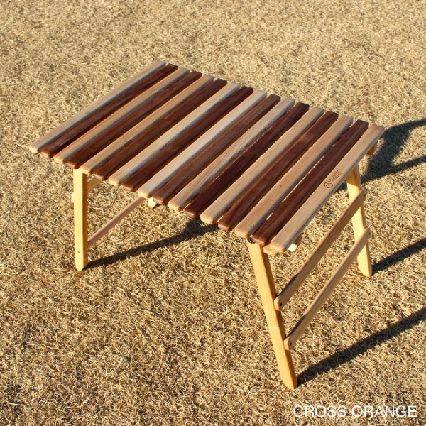 【CAMP★MANIA PRODUCTS】　COMPACT MID TABLE (M) walnut mix