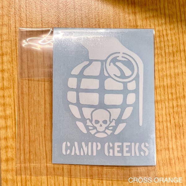 【CAMP GEEKS】Cutting sticker　カッティングステッカー