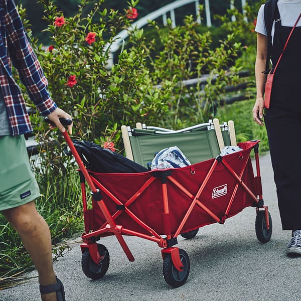 Coleman アウトドアワゴン コンテナ・収納ケース CROSS ORANGE(クロスオレンジ)