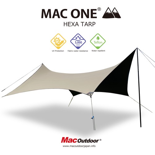 MacOne HEXA TARP L マックワンタープ ヘキサタープ L-www